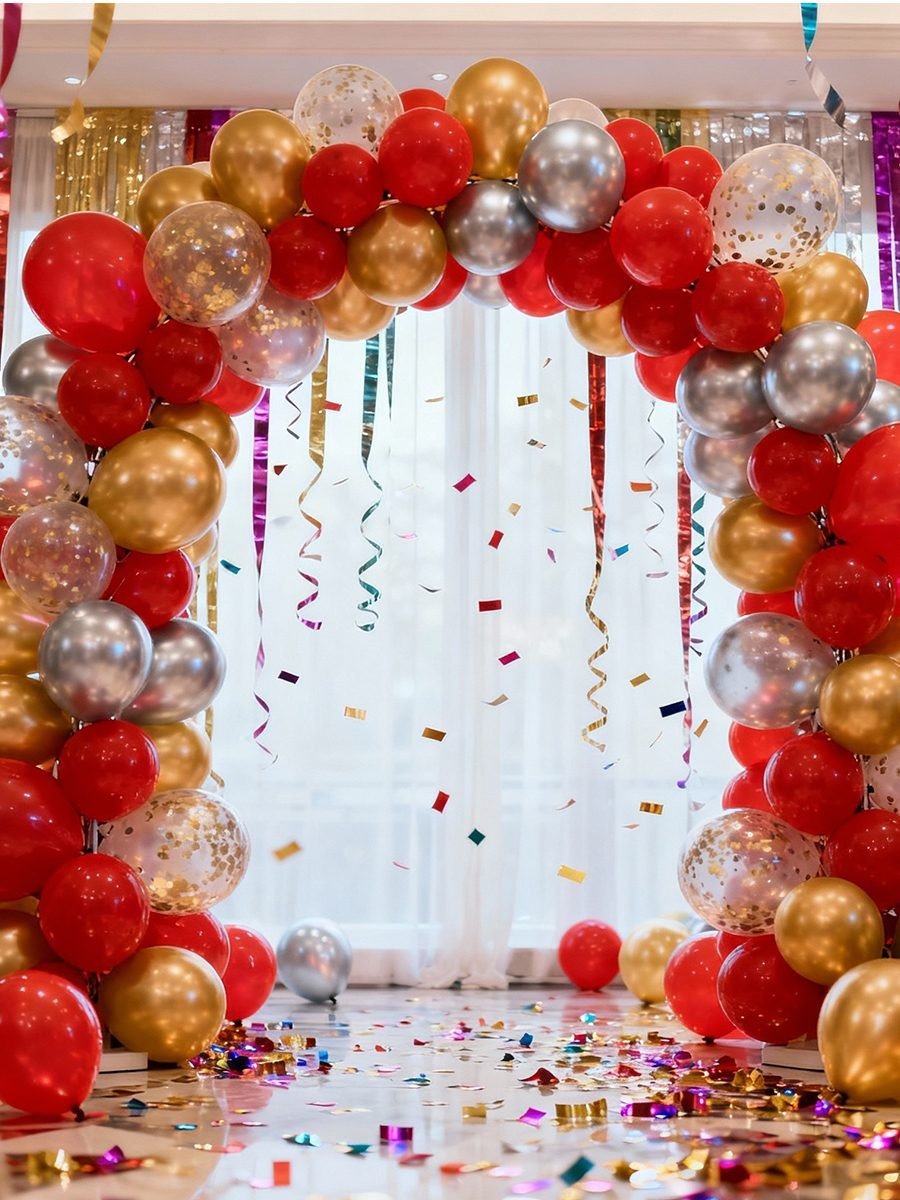 Brand Launch Ribbon & Balloon Setup #29