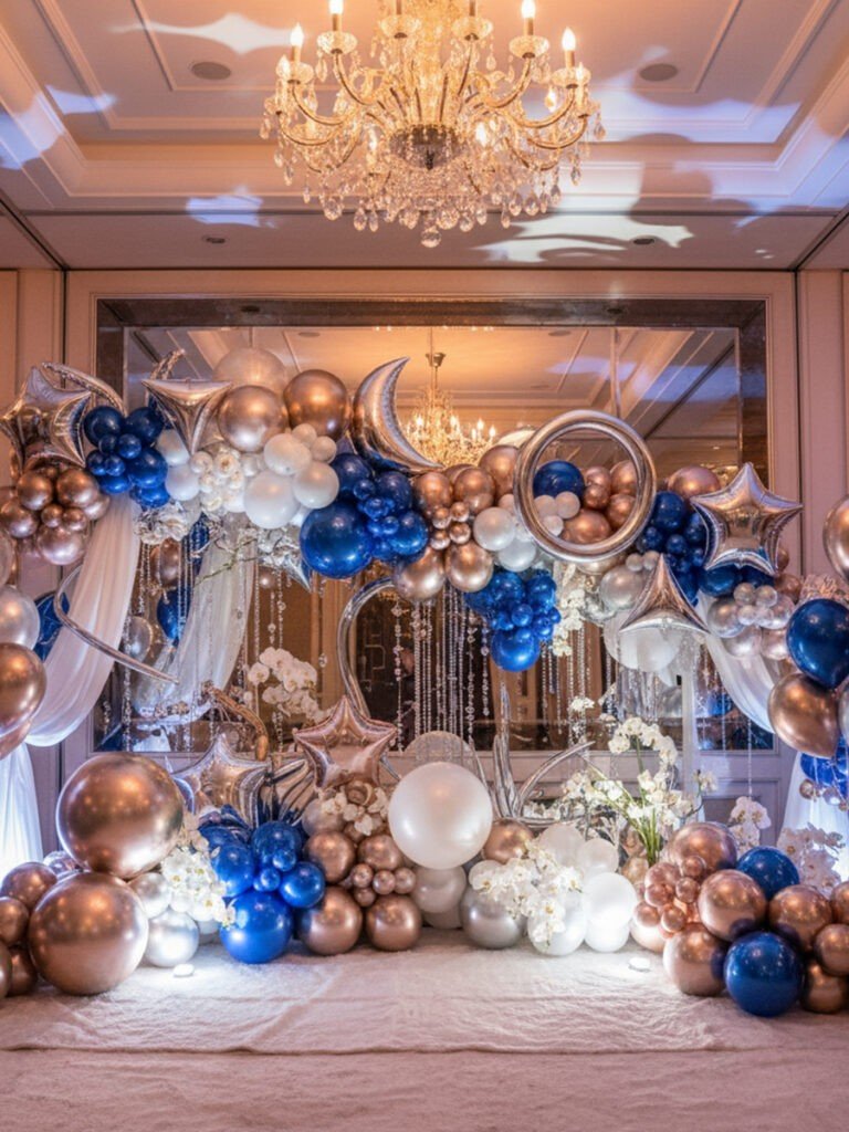 Annual Gala Stage Balloon Decor #47