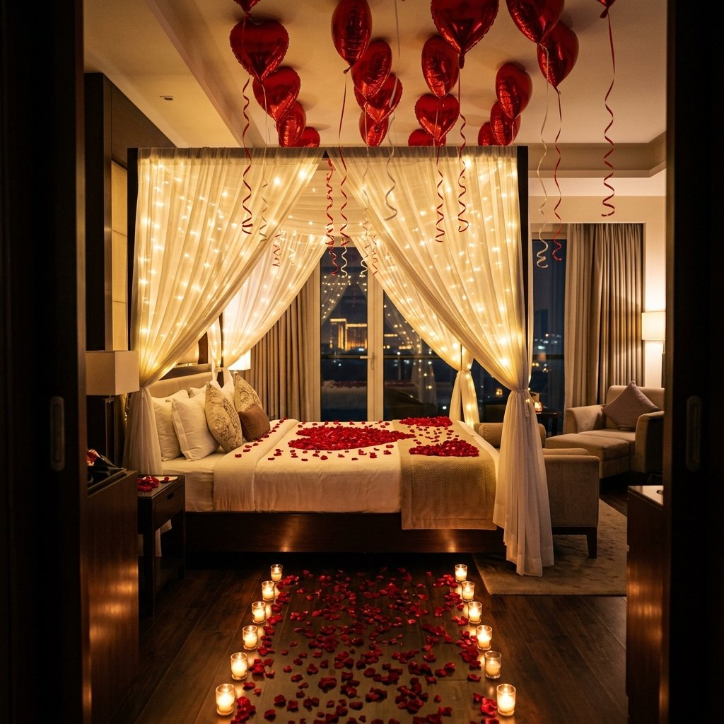 Festive Floral & Balloon Backdrop #60