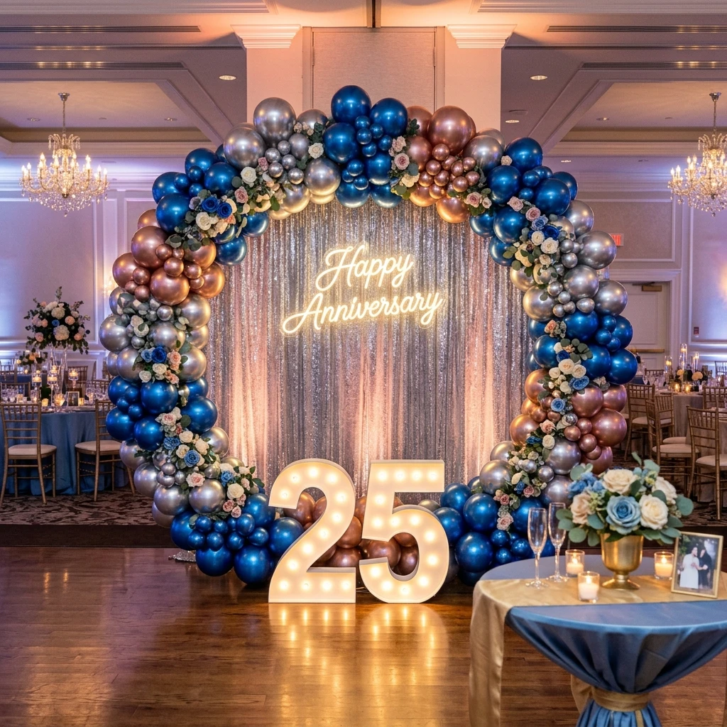 25th Anniversery Decoration